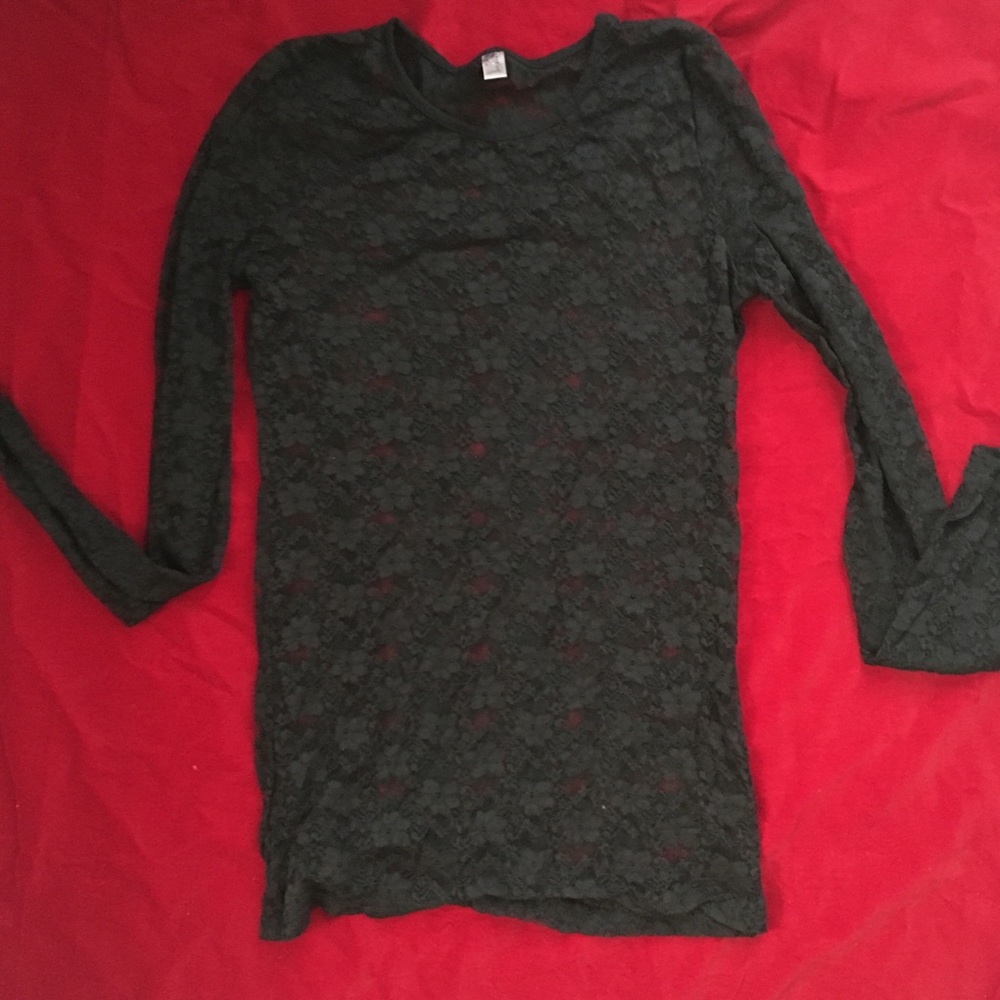 5 for $25 🥀 see through lace long sleeve
